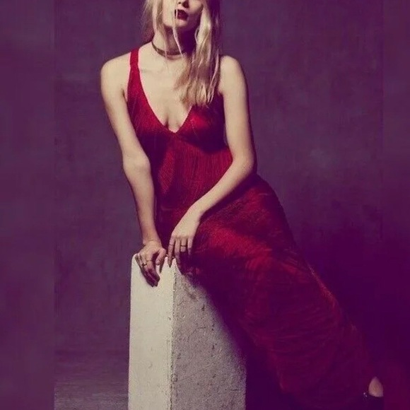 Free People Dresses & Skirts - Amazing Free People Red Dress